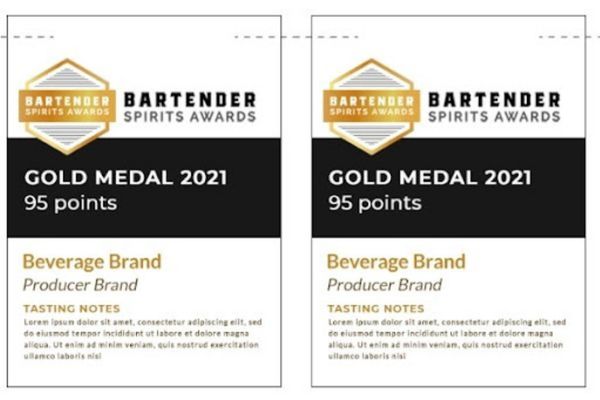 Bartender Spirits Awards Gold Medal 2021