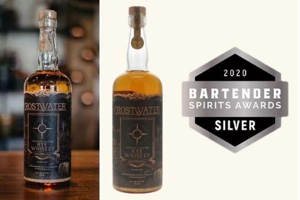 Image: Crostwater Rye Whiskey - Silver Medal Winner of Bartender Spirits Awards 2020