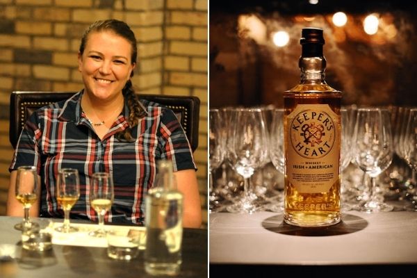 Image: Kate Doerges (Left), Keeper’s Heart Whiskey (Right)