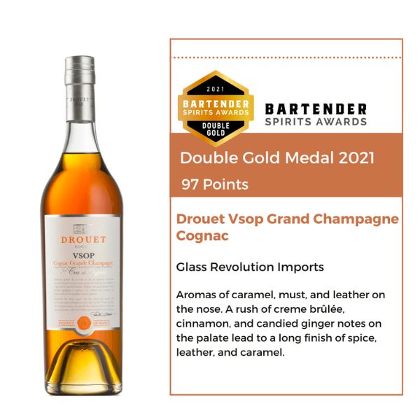 Bartender Spirits Awards Double Gold Medal 2021