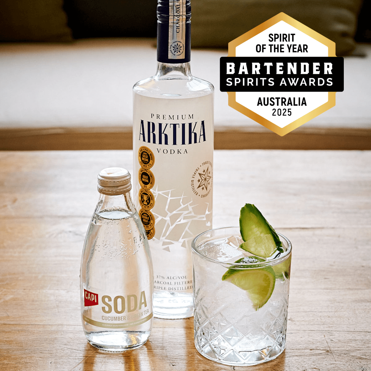 Arktika classic vodka cocktail - Moscow Mule