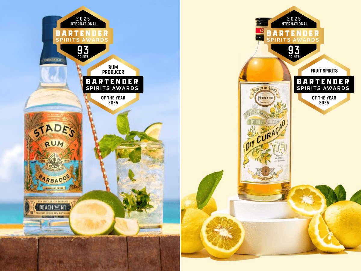 Stade’s Beach Vat No. 1  and Ferrand Dry Curaçao Yuzu Late Harvest 