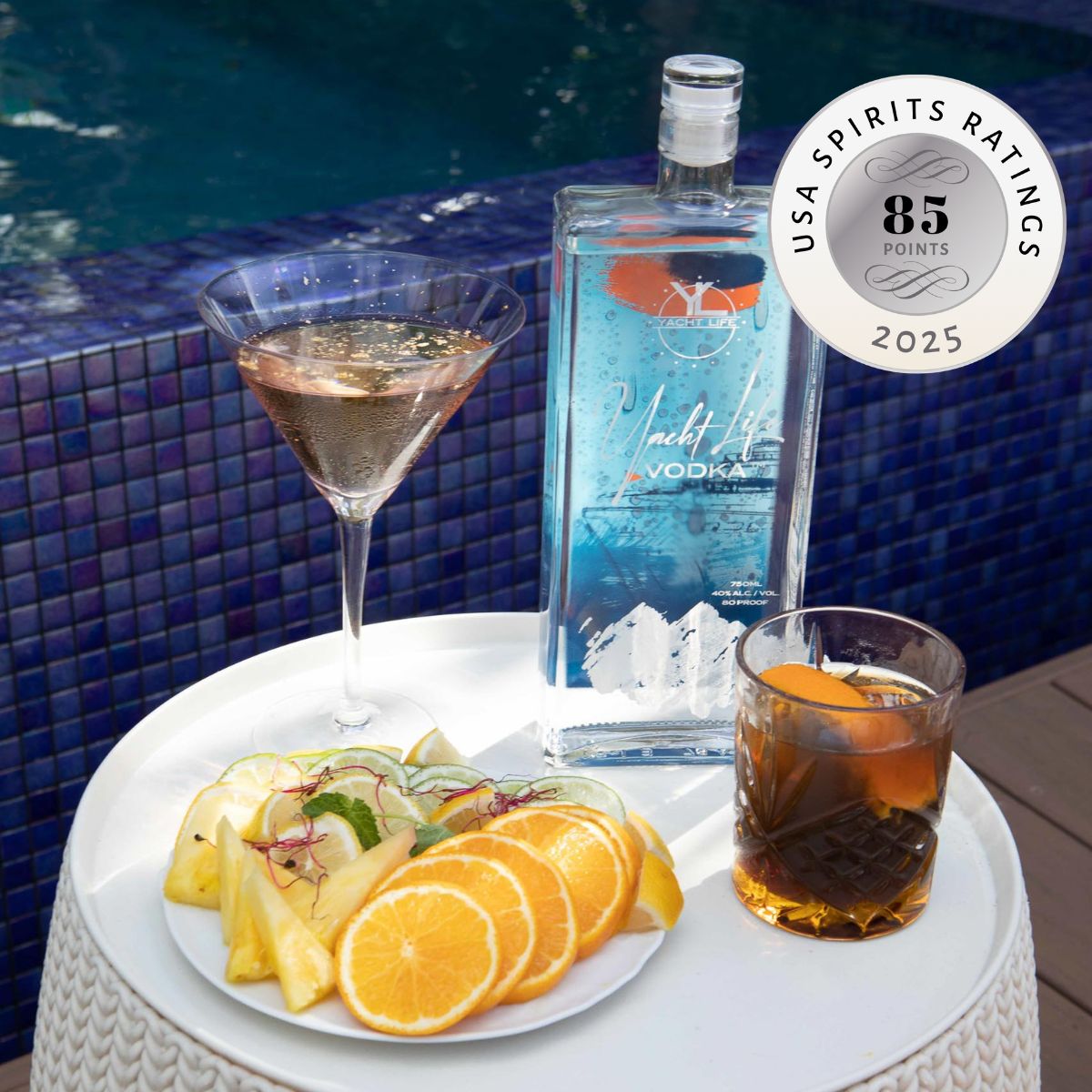 2025 USA Spirits Ratings Winner - Yacht Life Vodka
