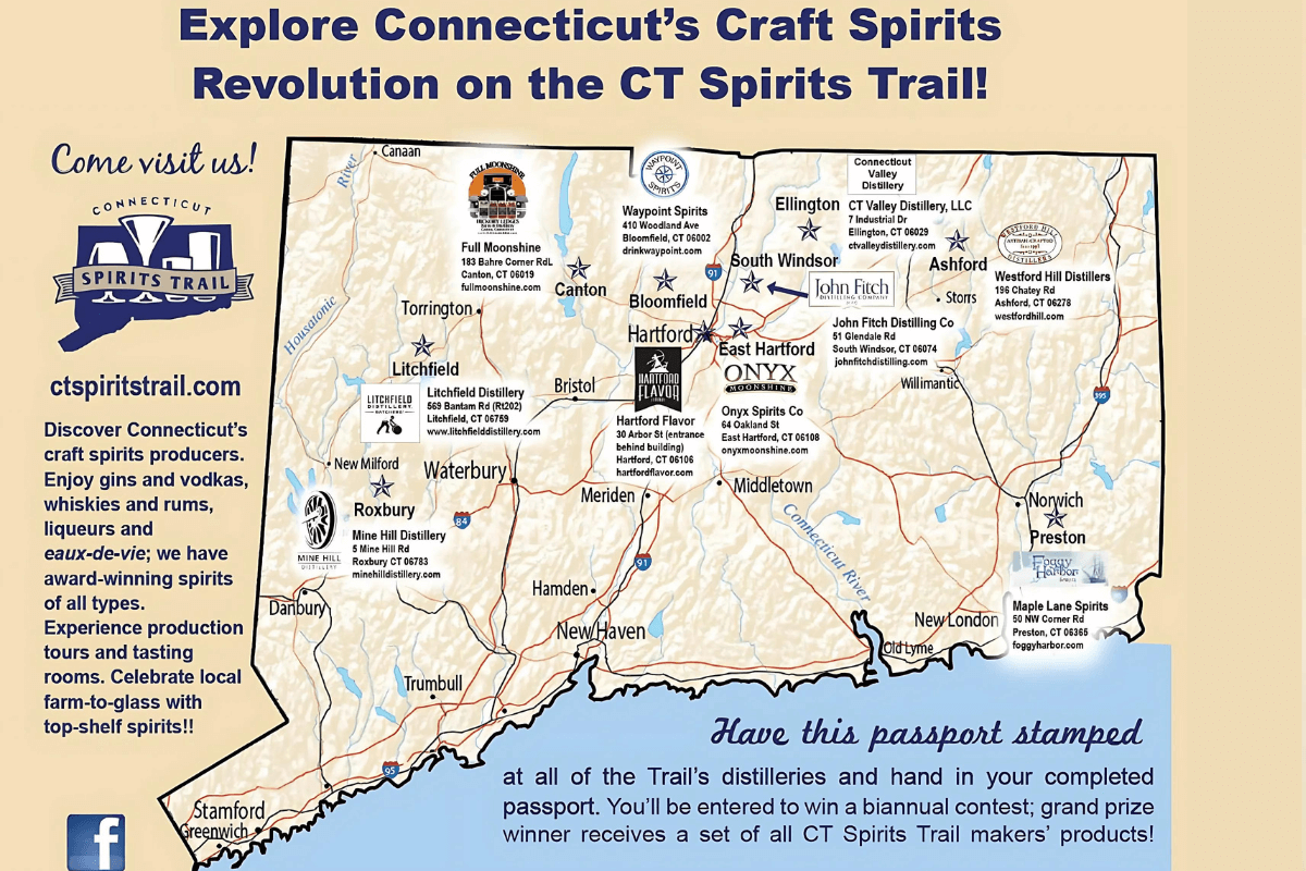 Connecticut Spirits Trail passport