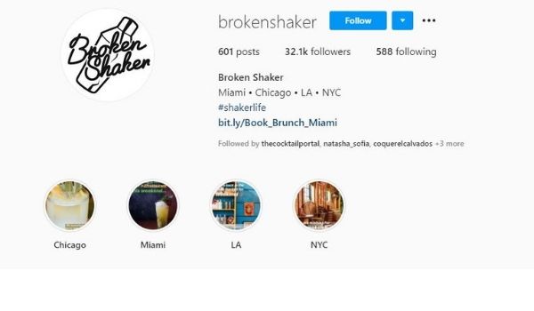 BROKEN SHAKER Miami Instagram