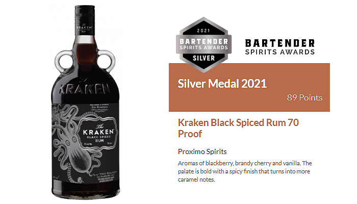Kraken Black Spiced Rum 70 proof