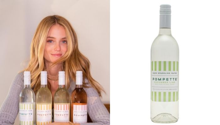 Kate Bock’s Pompette Hard Seltzer includes on 40 calories per six-ounce serving