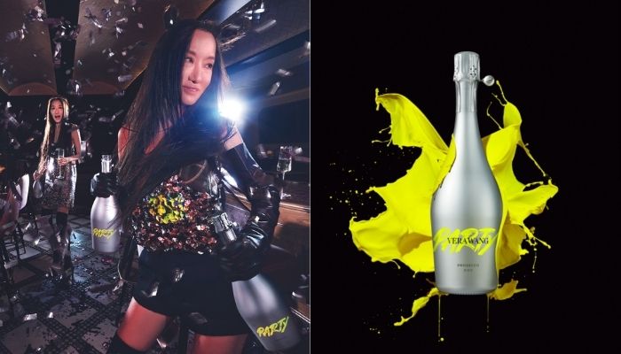 Vera Wang and her newly launched PARTY Prosecco
