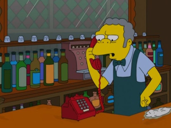 Moe Szyslak, Bartender from The Simpsons