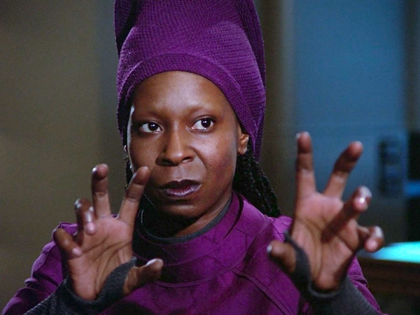 Guinan the Bartender from Star Trek