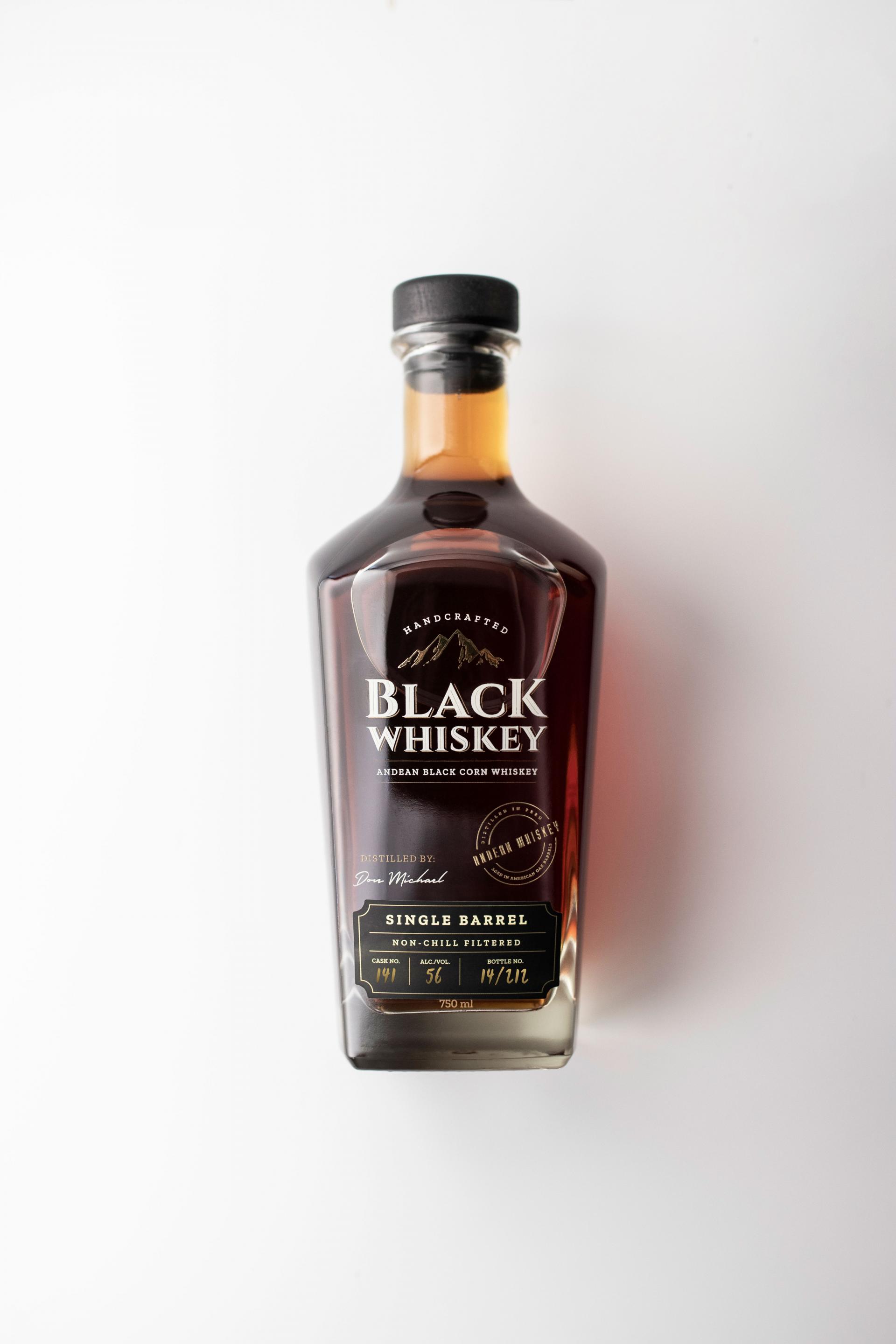 Black Whiskey - Single Barrel from Peru - Winner of Silver medal at the ...