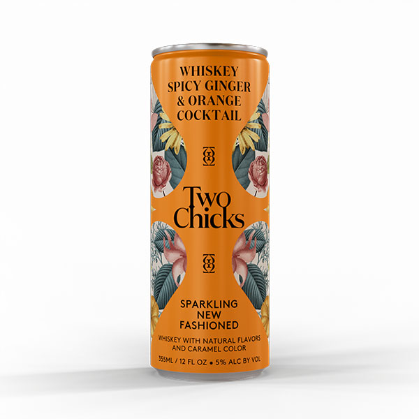 Two Chicks Cocktails Sparkling New Fashioned from Canada Winner of