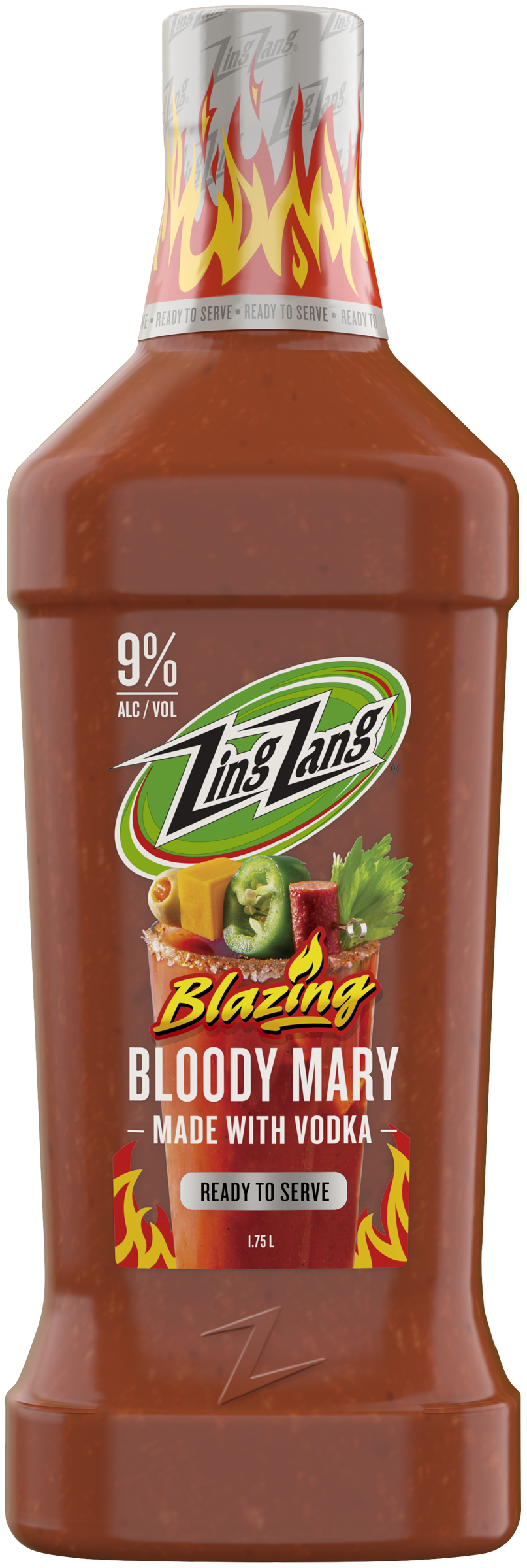 Zing Zang Blazing Bloody Mary with Vodka RTS from United States