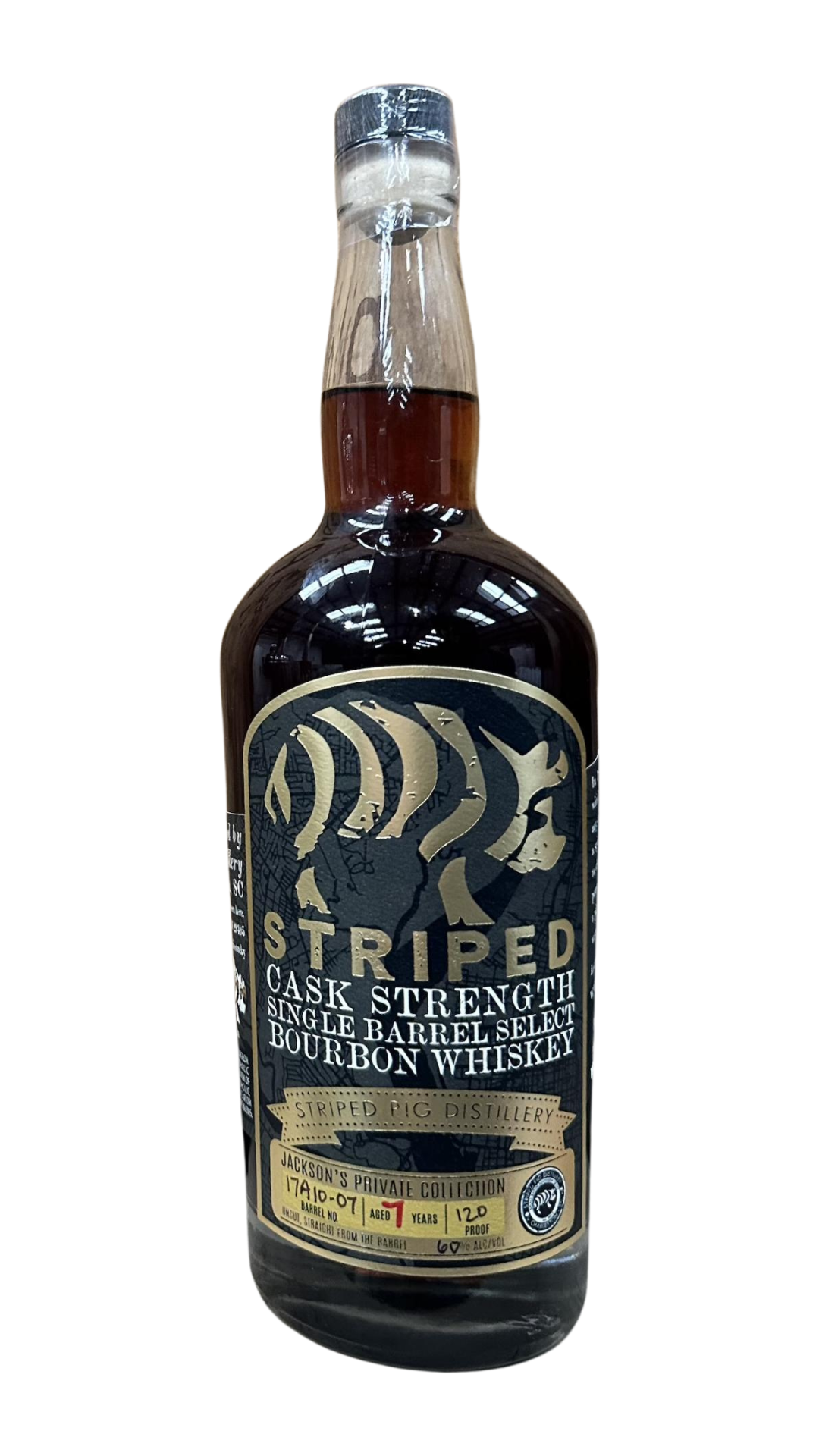 WEST.award ちびスト Striped Cask Strength Single Barrel Select Bourbon Whiskey