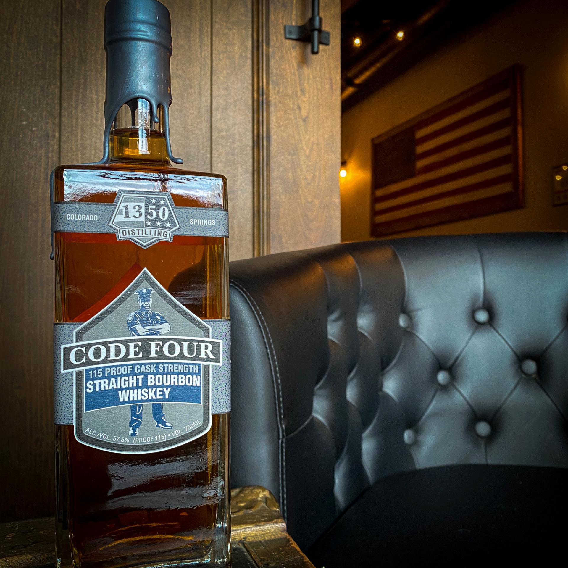 Code Four 115 Proof Cask Strength Straight Bourbon from United States ...