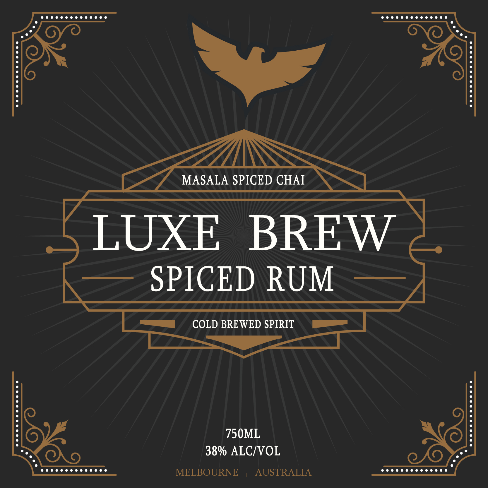 Luxe Brew Rumcha Masala Chai Spiced Rum Liqueur from Australia Winner