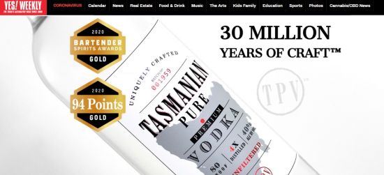 Photo for: Beverage Industry Experts Recognize TPV™ As Special New Unfiltered Vodka