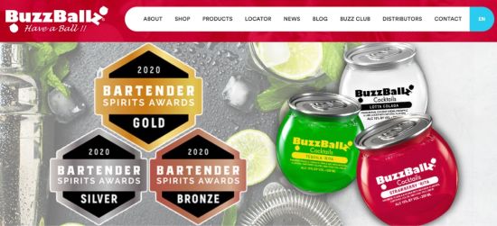Photo for: Strawberry ‘Rita Buzzballz Wins Gold During 2020 Bartender Spirits Awards