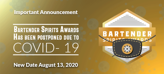Photo for: Bartender Spirits Awards Postponed Over Coronavirus (COVID-19) – New Date August 13, 2020