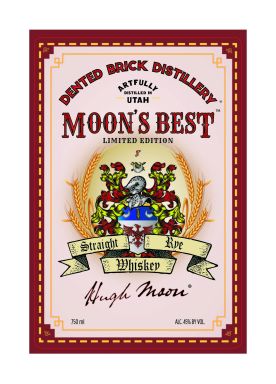 Logo for: Moon's Best 100% Rye Whiskey