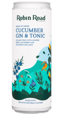 Logo for: Robin Road Cocktails - Cucumber Gin and Tonic