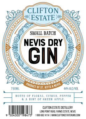 Logo for: Nevis Dry Gin