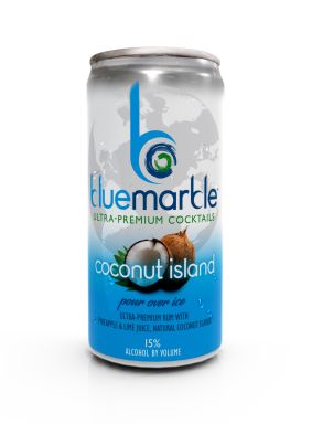 Logo for: Blue Marble Cocktails - Coconut Island