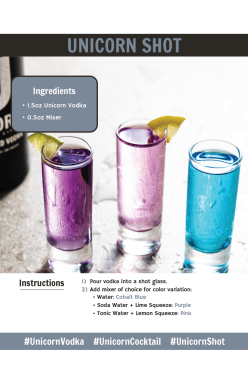 Logo for: Unicorn Flavoured Vodka