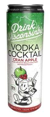Logo for: Drink Wisconsinbly Vodka Cocktail Cran Apple