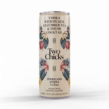 Logo for: Two Chicks Cocktails - Sparkling Vodka CuTea