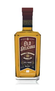 Logo for: Old Delicious Double Bourbon Barreled Apple Brandy