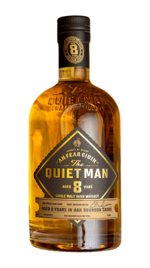 Logo for: The Quiet Man 8YR Ol Single Malt Irish Whiskey