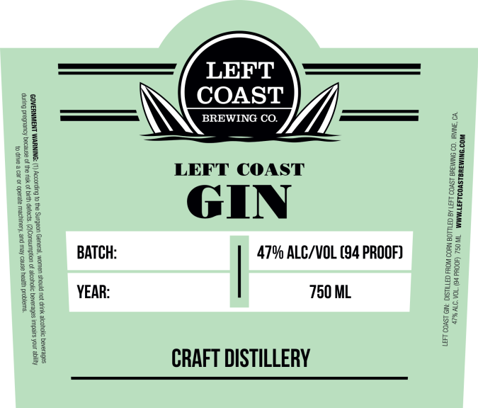 Photo for: Left Coast Gin
