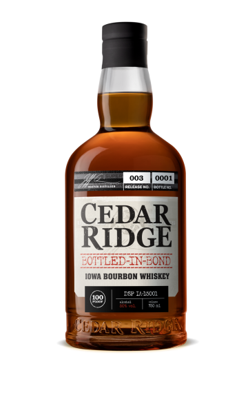 Photo for: Cedar Ridge Bottled-in-Bond Bourbon