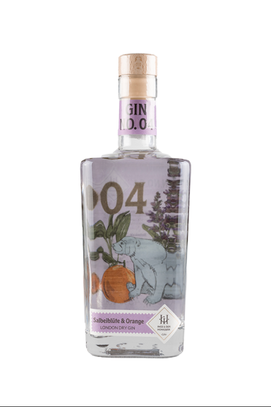 Photo for: INGE & DER HONIGBÄR GIN - Salbeiblüte & Orange – Gin NO. 04
