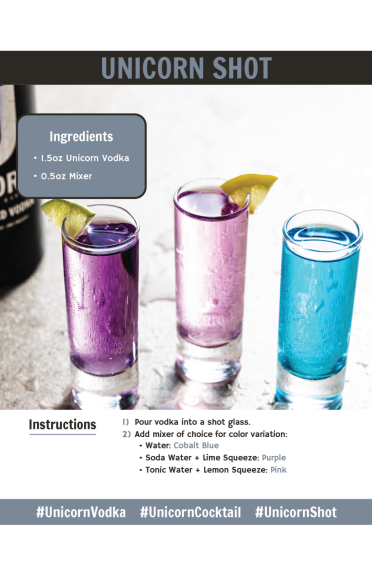Photo for: Unicorn Flavoured Vodka