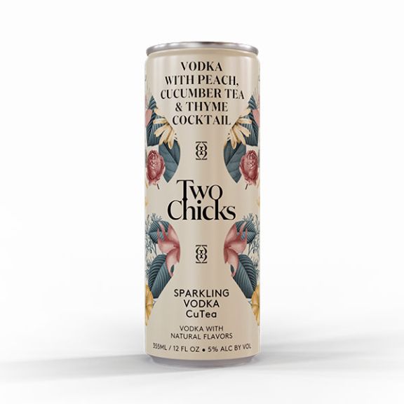 Photo for: Two Chicks Cocktails - Sparkling Vodka CuTea