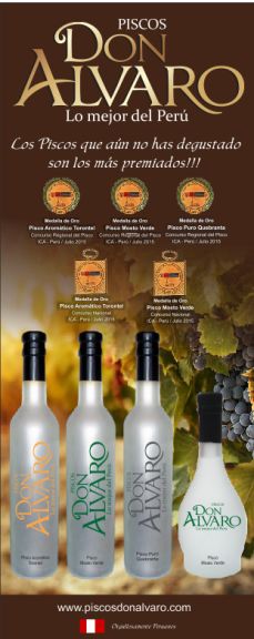 Photo for: Piscos Don Alvaro Quebranta