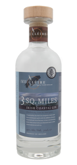 Photo for: 3 SQ. Miles Irish Island Gin
